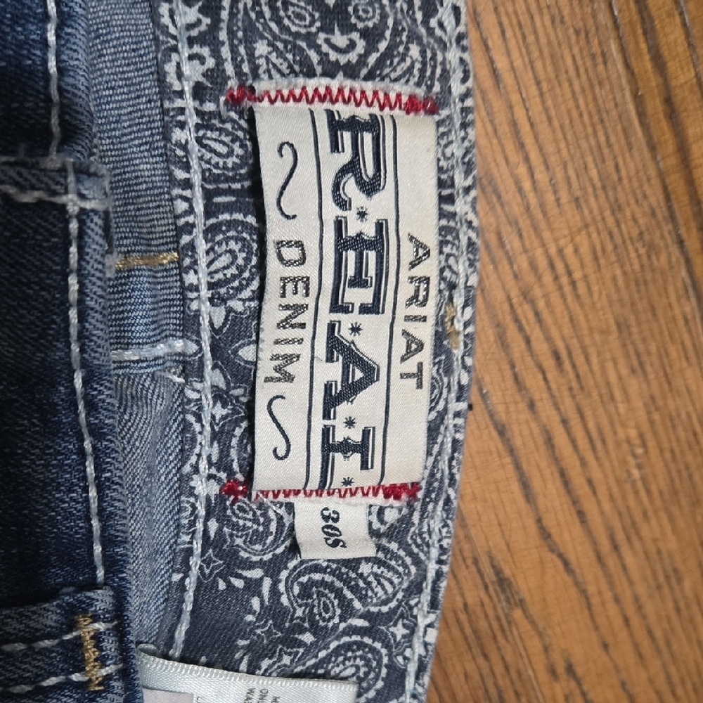 Ariat Women's Blue Boot Cut Jeans - Picture 4 of 5